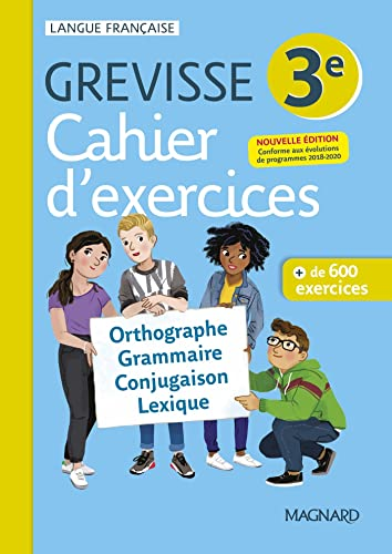 Cahier d'exercices Grevisse 3e