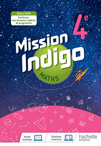 Mission indigo Maths 4e - Cycle 4