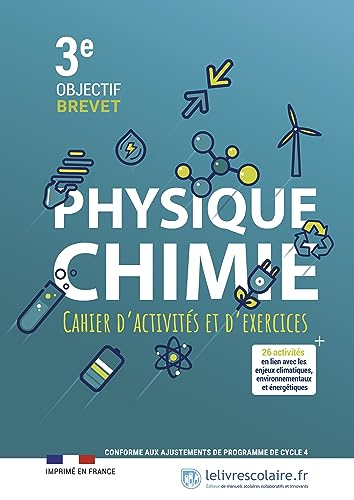 Cahier Physique Chimie 3e, édition 2023
